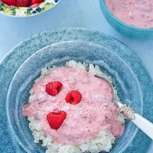 Himbeer-Joghurt-Reis